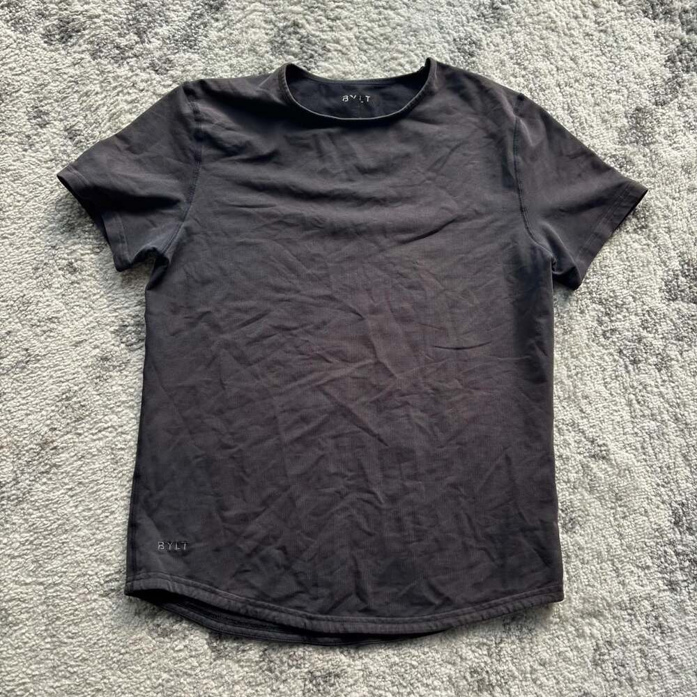 BYLT Basics Curved Hem Athletic Tee Size S